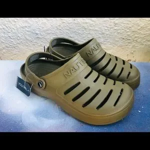 NAUTICA River Edge CROCS Clog Slides Shoes Men’s SIZE 9 OLIVE GREEN ? Amazon.com | Nautica Men main image 3
